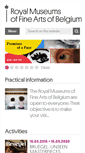 Mobile Screenshot of fine-arts-museum.be